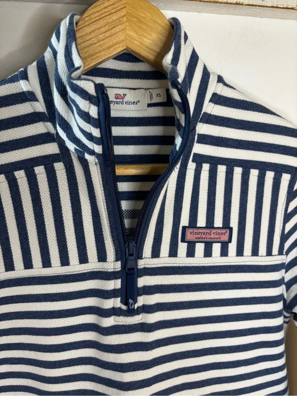 Vineyard Vines Relaxed Fit The Shep Shirt Striped Half-Zip Pullover